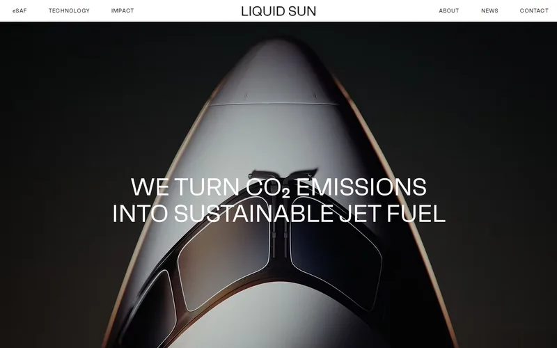 Website snapshot for Liquid Sun Ltd