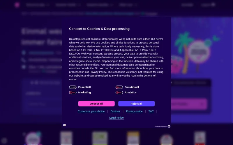 Website snapshot for Octopus Energy