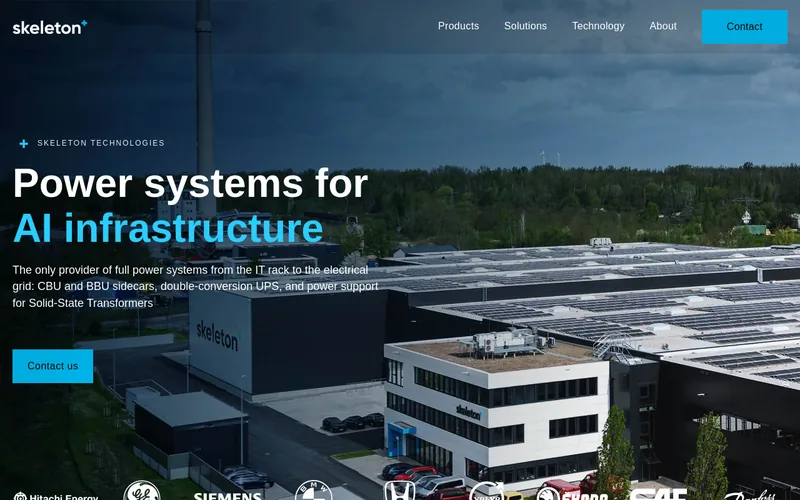 Website snapshot for Skeleton Technologies