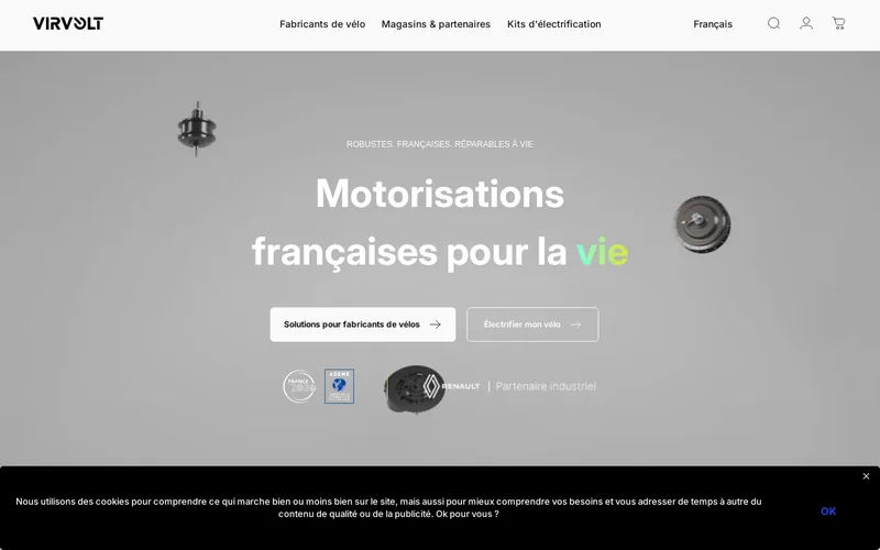 Website snapshot for Virvolt