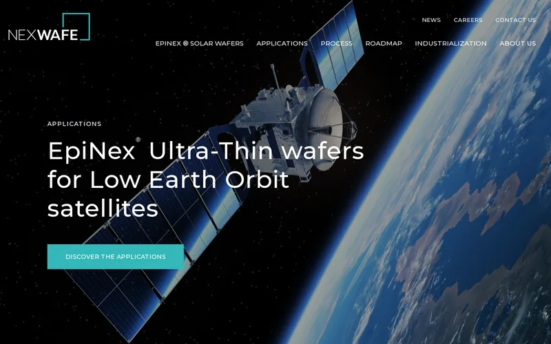 Website snapshot for NexWafe GmbH