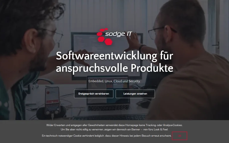 Website snapshot for SodgeIt