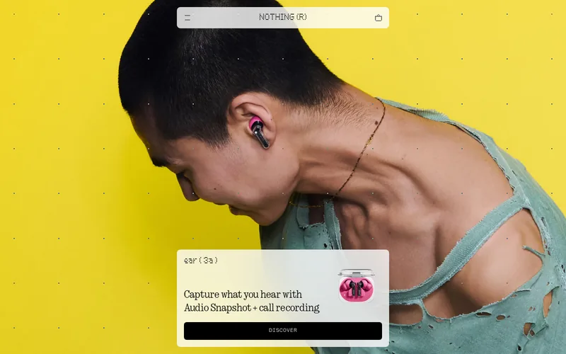 Website snapshot for Nothing