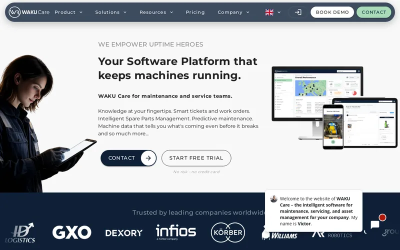 Website snapshot for WAKU Robotics GmbH