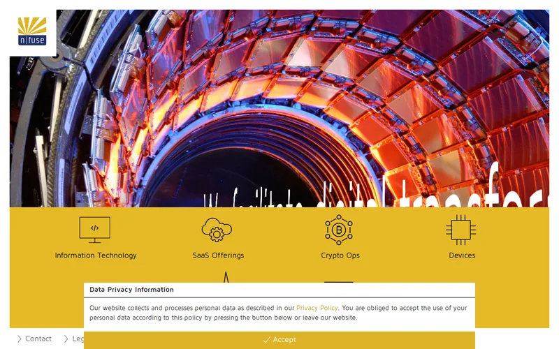 Website snapshot for n-fuse GmbH