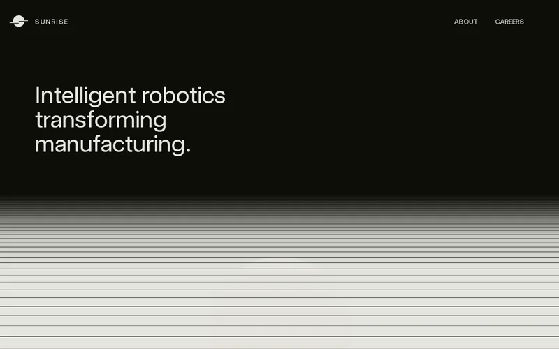 Website snapshot for Sunrise Robotics