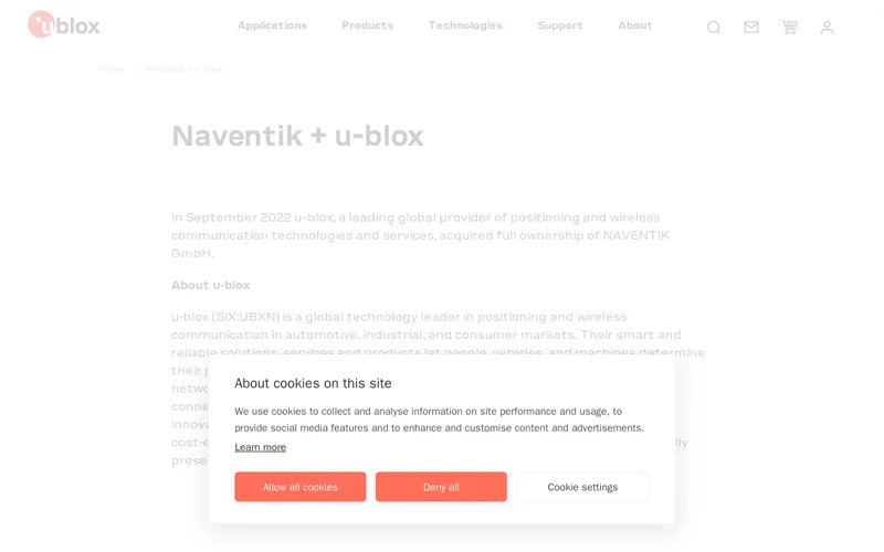 Website snapshot for NAVENTIK GmbH