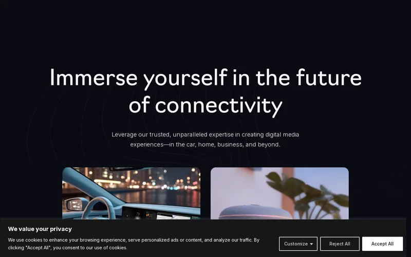 Website snapshot for Cinemo