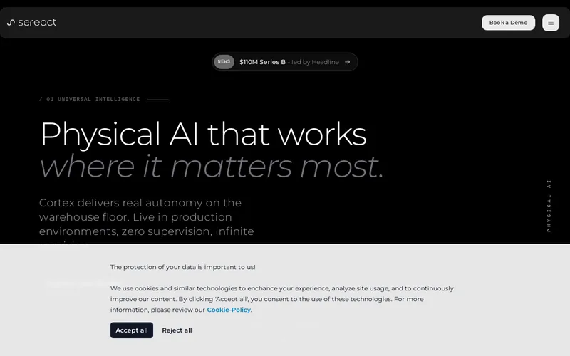 Website snapshot for Sereact GmbH