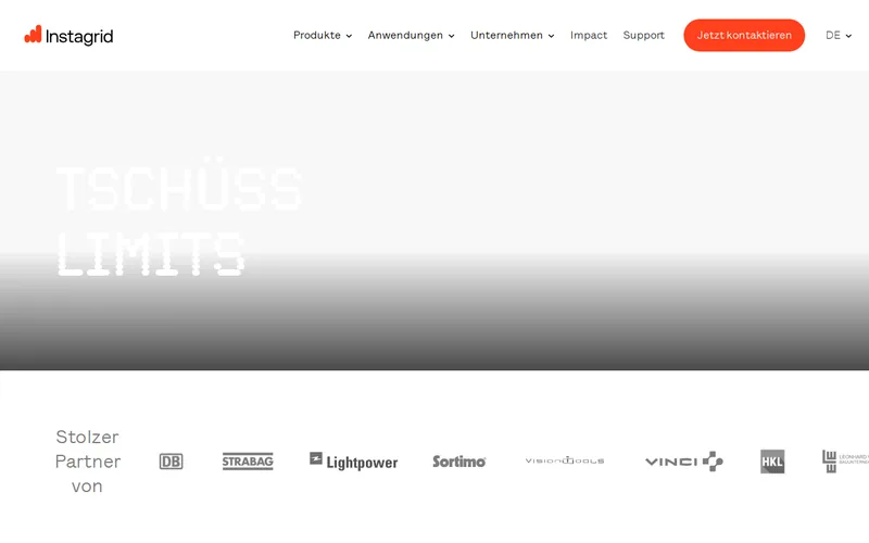 Website snapshot for Instagrid