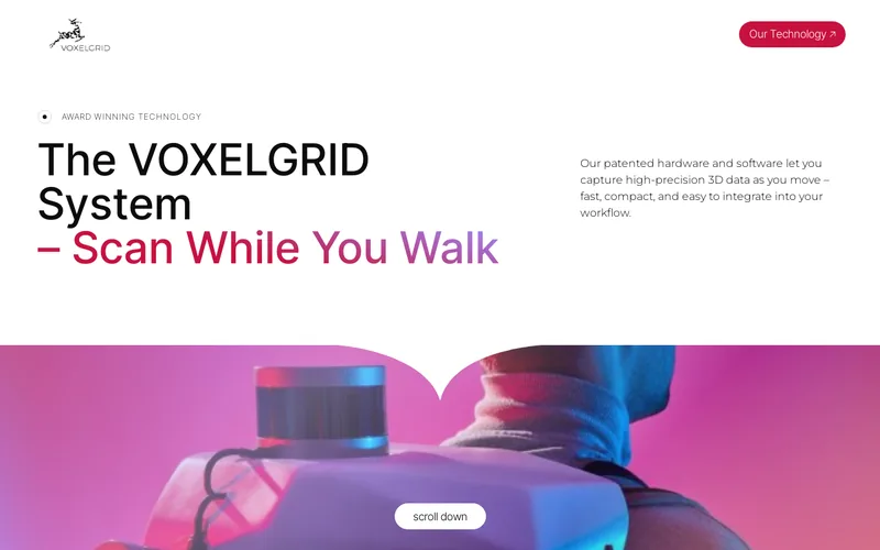 Website snapshot for Voxelgrid