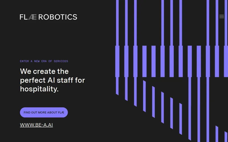 Website snapshot for Flaerobotics
