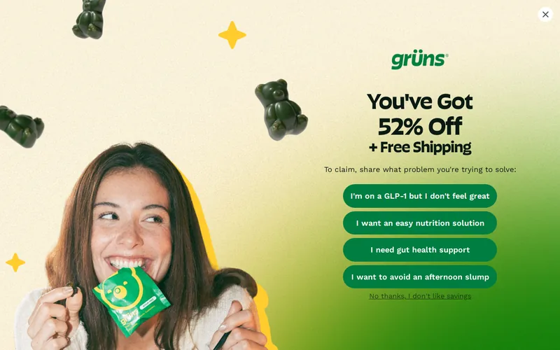 Website snapshot for Gruns