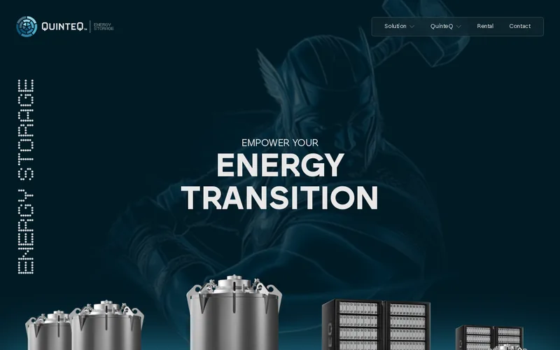 Website snapshot for QuinteQ Energy