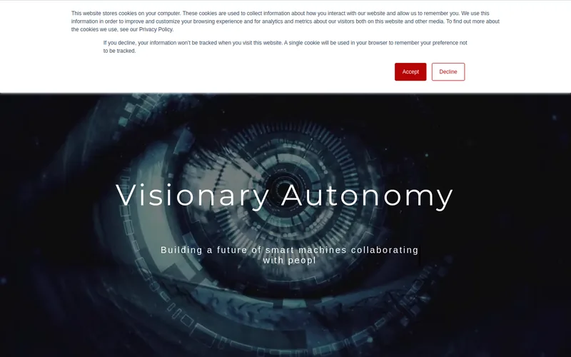 Website snapshot for Archangel Autonomy