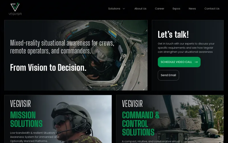 Website snapshot for Vegvisir