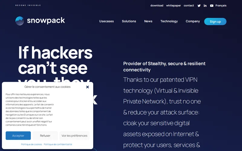 Website snapshot for Snowpack