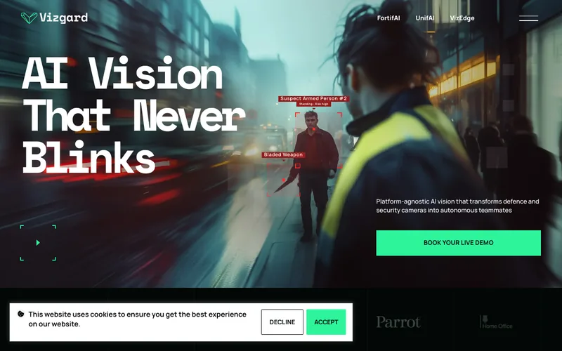 Website snapshot for VIZGARD Ltd