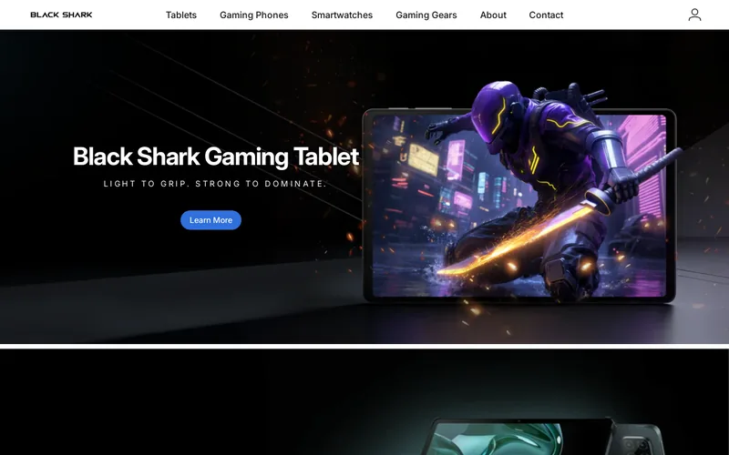 Website snapshot for Blackshark.ai