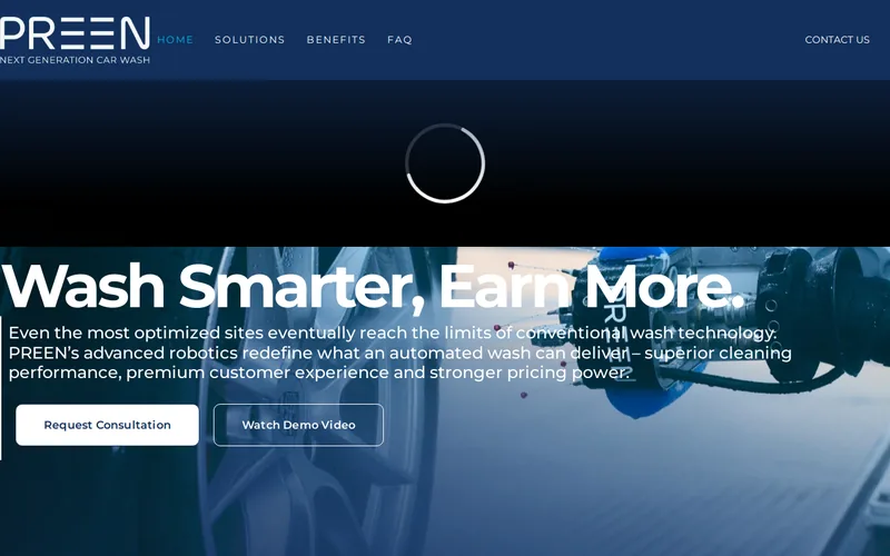 Website snapshot for PREEN Technologies