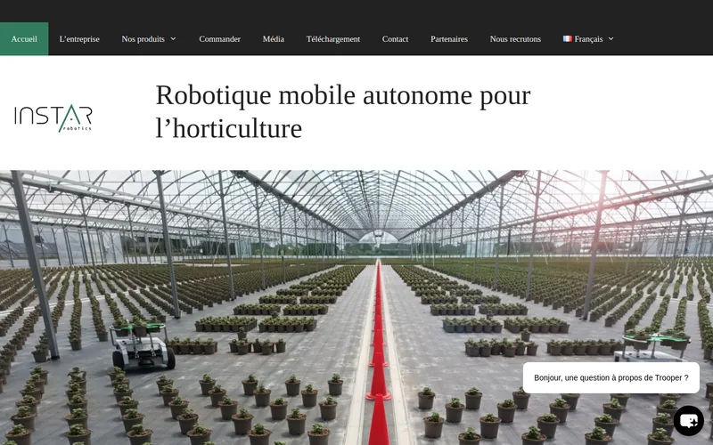 Website snapshot for INSTAR Robotics