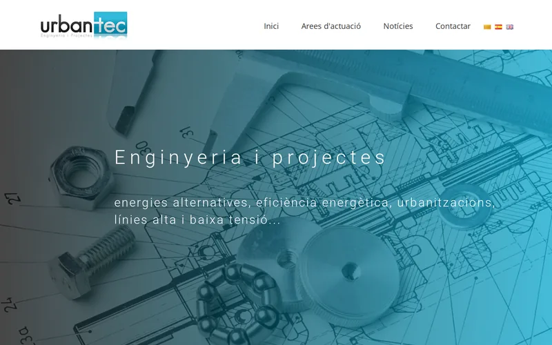 Website snapshot for Urbantec Enginyeria i Projectes S.L.