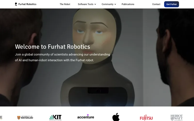 Website snapshot for Furhat Robotics