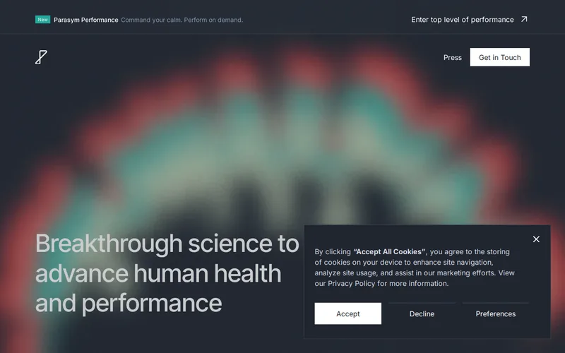 Website snapshot for Parasym