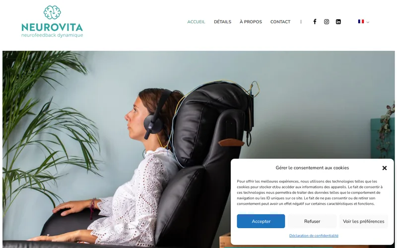 Website snapshot for NeuroVita