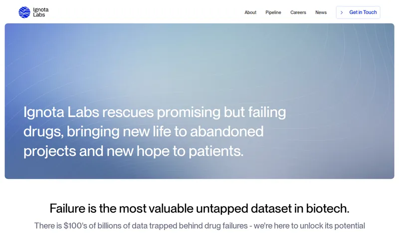 Website snapshot for Ignota Labs