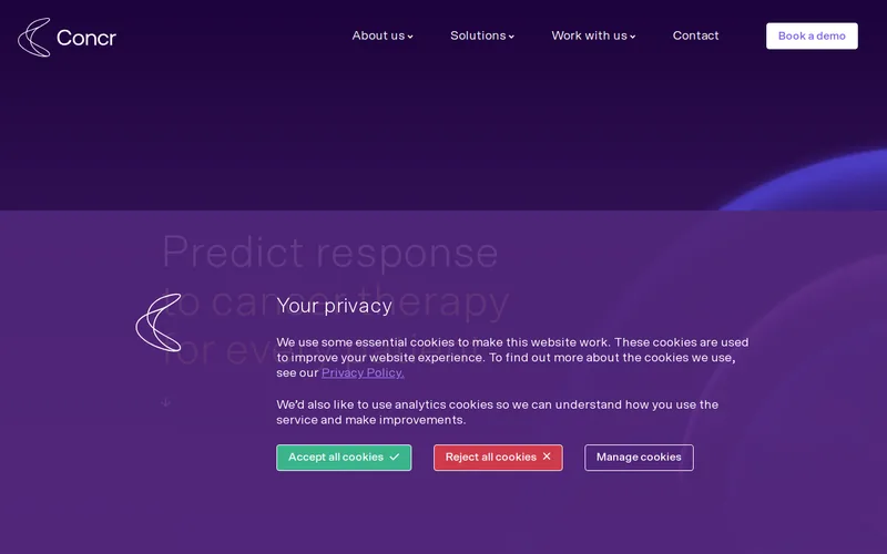 Website snapshot for Concr
