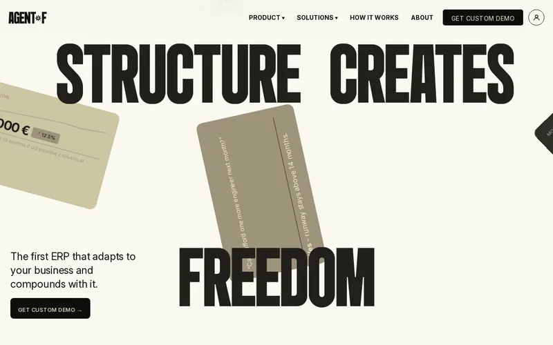 Website snapshot for Agent F