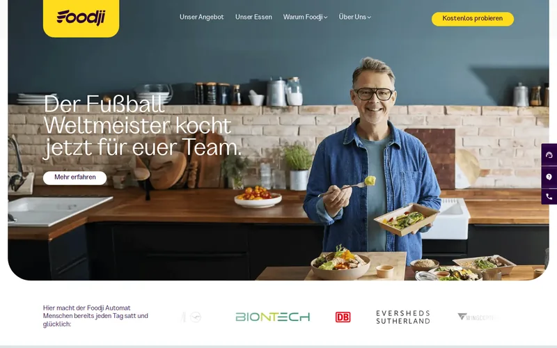 Website snapshot for Foodji