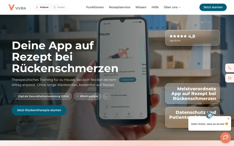 Website snapshot for ViViRA
