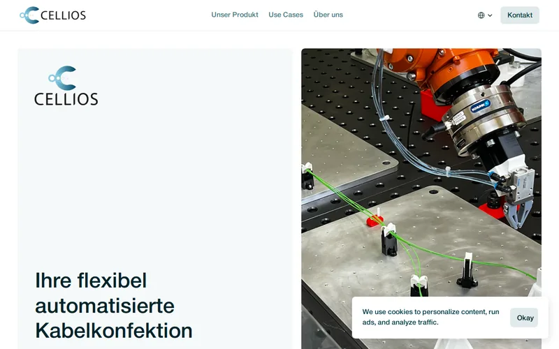 Website snapshot for Cellios GmbH