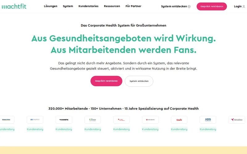 Website snapshot for Machtfit