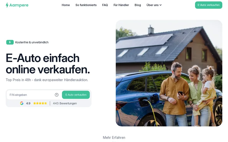 Website snapshot for Aampere