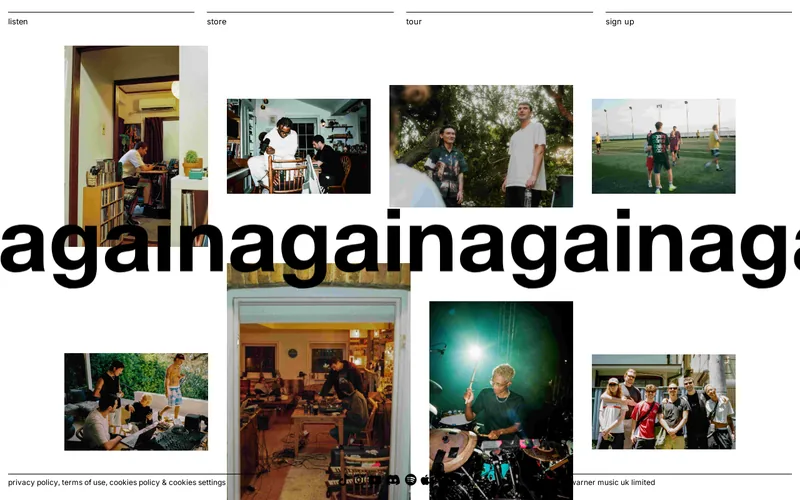 Website snapshot for Again