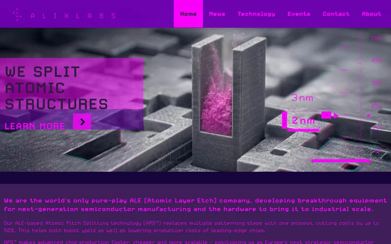 Website snapshot for AlixLabs