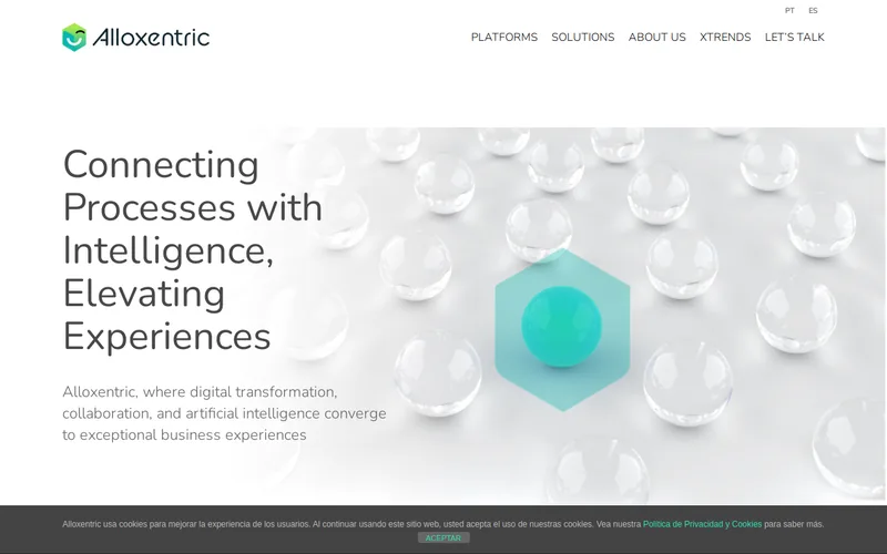 Website snapshot for Alloxentric