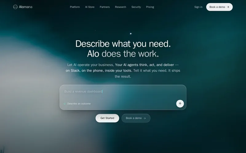 Website snapshot for Alomana