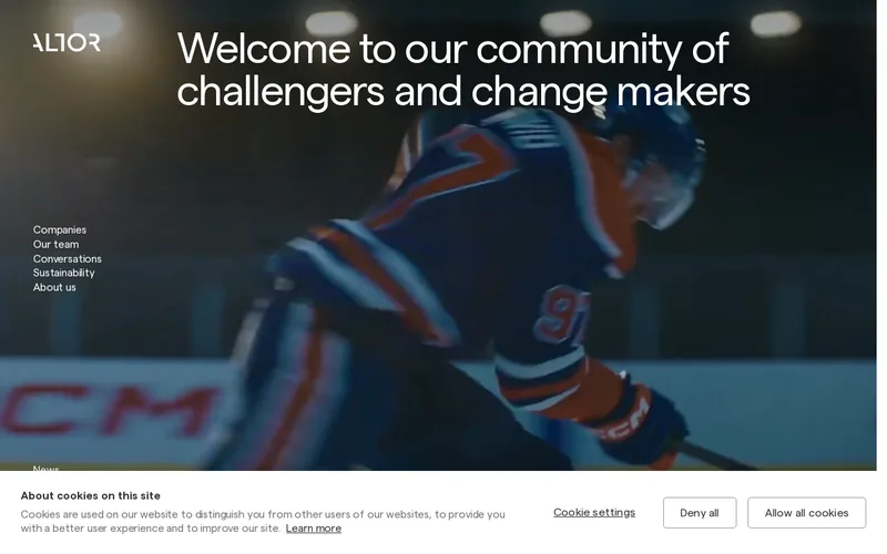 Website snapshot for Altor