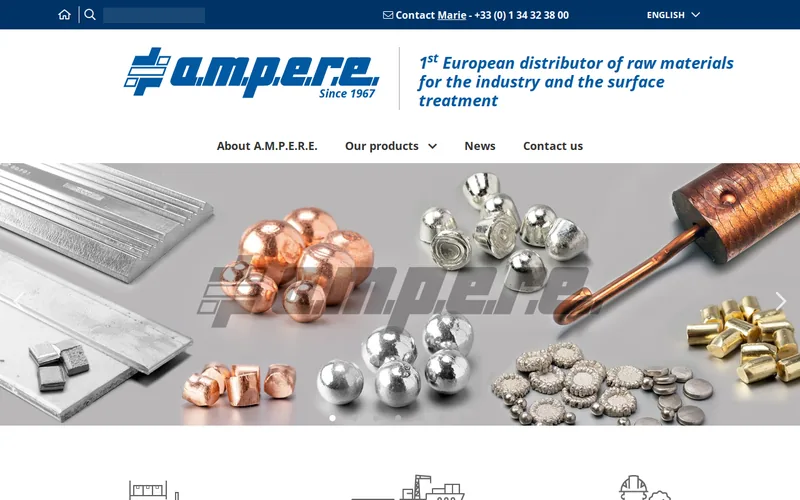 Website snapshot for Ampere