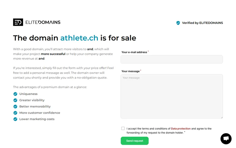 Website snapshot for Athlete & Company