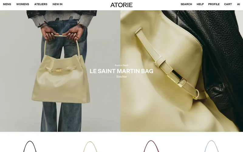 Website snapshot for Atorie