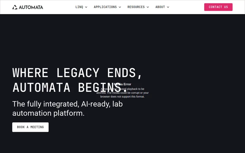 Website snapshot for Automata