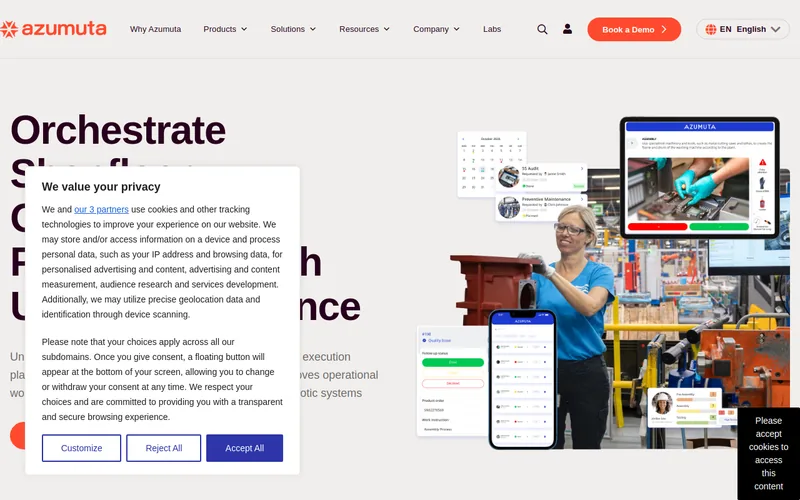Website snapshot for Azumuta