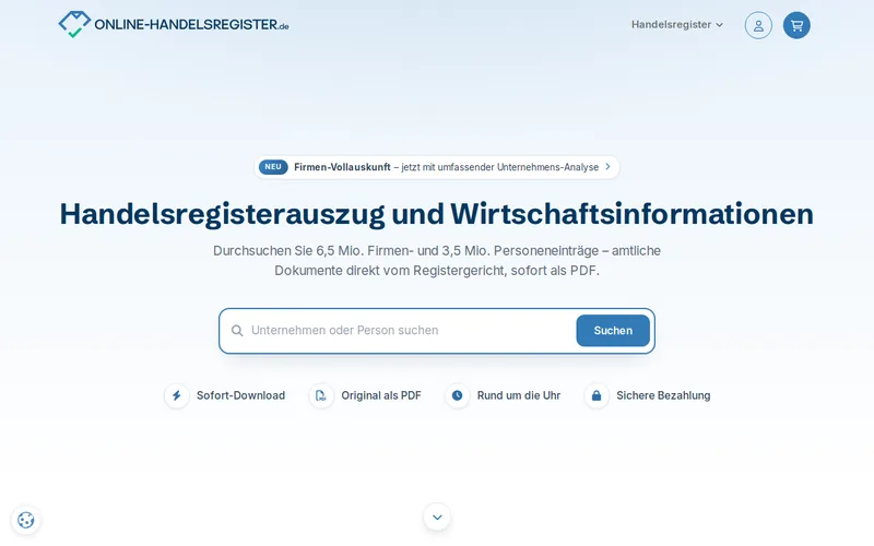 Website snapshot for Babsi GmbH
