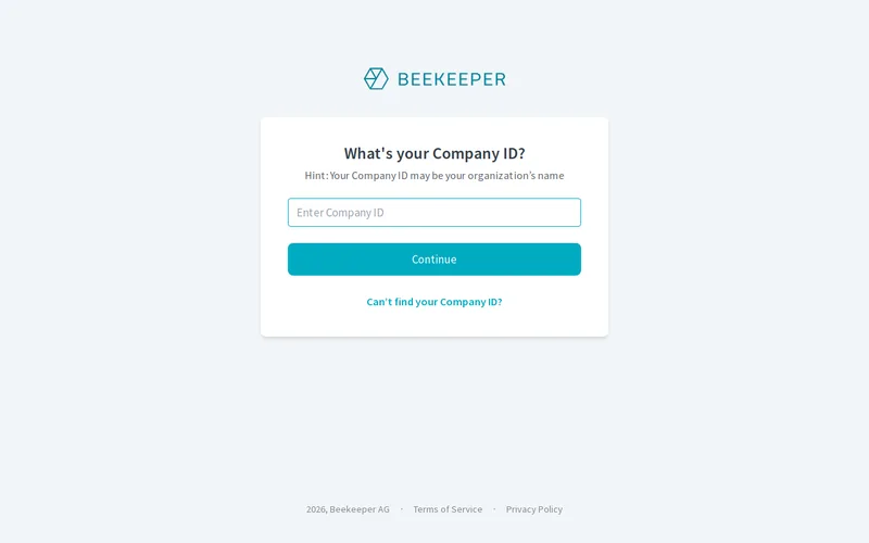 Website snapshot for Beekeeper AG