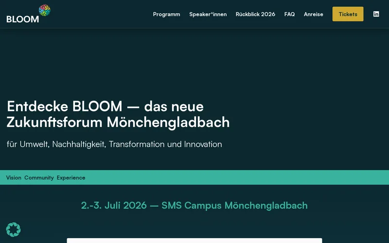 Website snapshot for BLOOM FRESH International